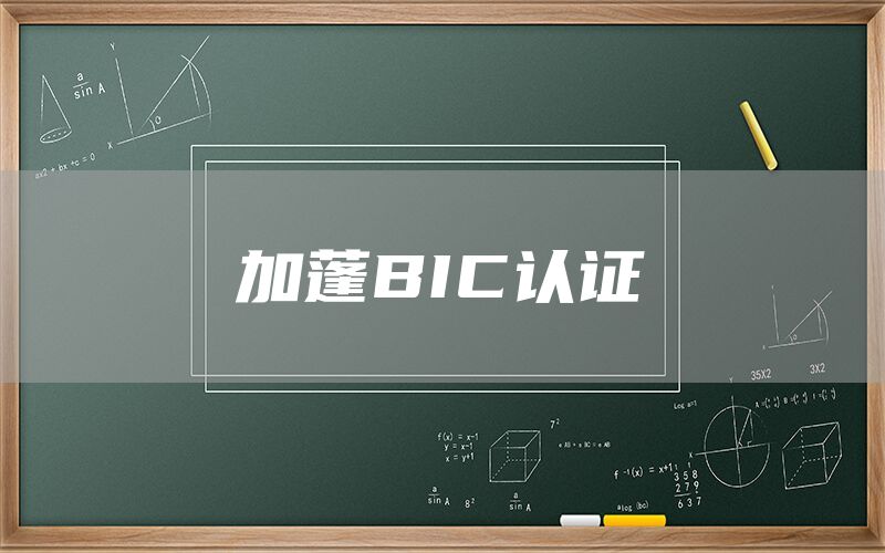 加蓬BIC認證(圖1) 加蓬BIC認證(圖1)